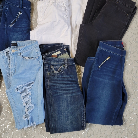 Lot Of 7 Sz 0 2 Jeans Pants Gap Kut From Kloth SONG NWT Joggers Wholesale Bundle - Picture 4 of 12